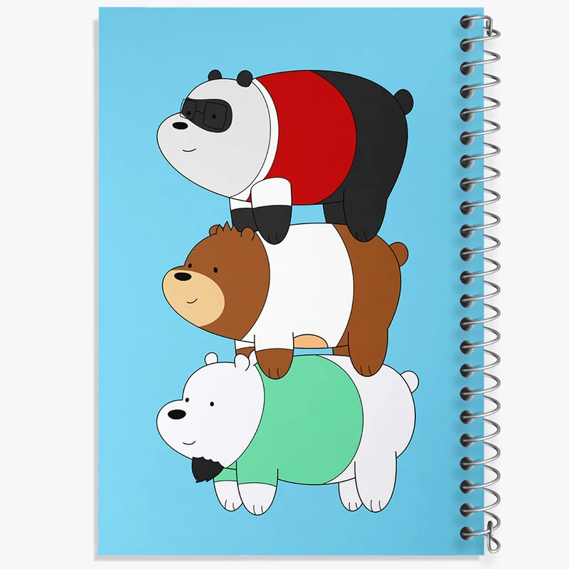 دفتر لیست خرید 50 برگ خندالو طرح سه خرس کله پوک کد N4257