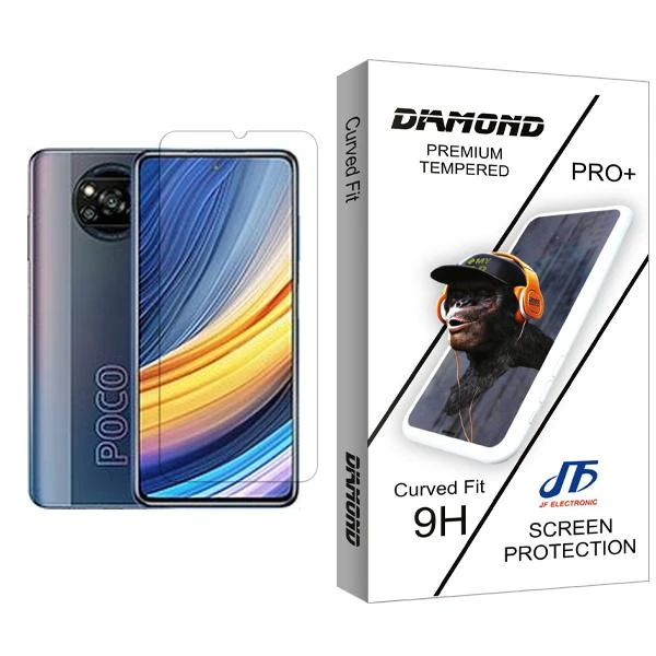 محافظ صفحه نمایش جی اف مدل Diamond Glass MIX001 مناسب برای گوشی موبایل شیائومی Poco X3 Pro