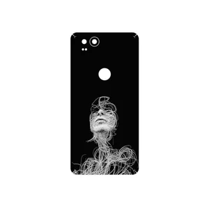 MAHOOT Strings Digital Art 2 Cover Sticker for Google Pixel 2
