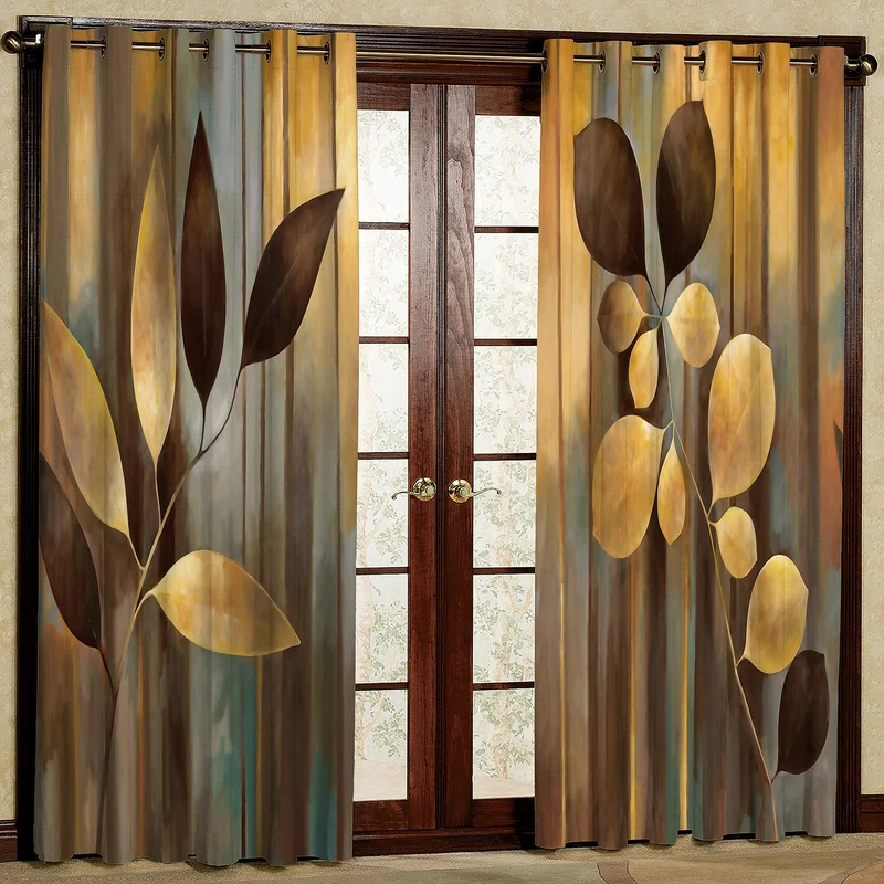 پرده مدل گل لاله کد 1091 سایز 140x200 سانتی متر