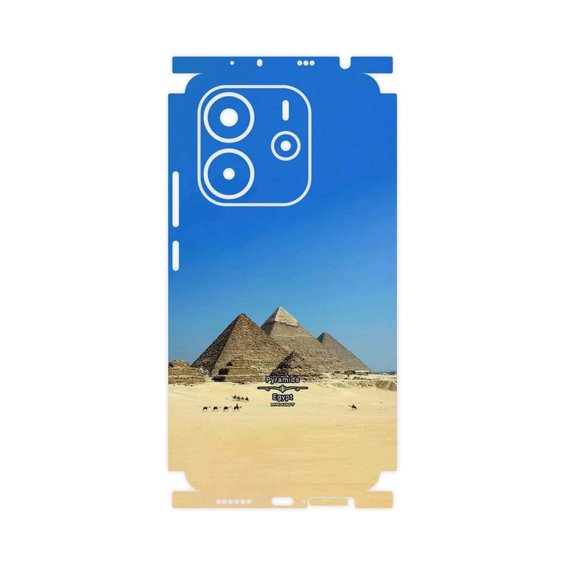 برچسب پوششی ماهوت مدل Pyramids of Egypt-FullSkin مناسب برای گوشی موبایل شیائومی Redmi Note 14 4G