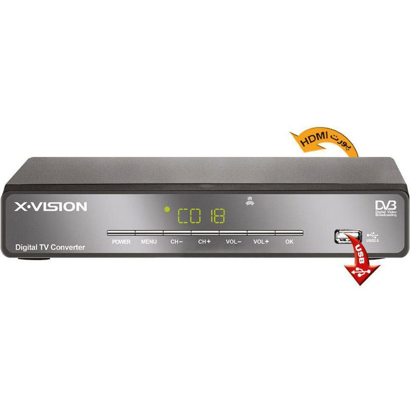 گیرنده دیجیتال ایکس ویژن مدل XDVB-373