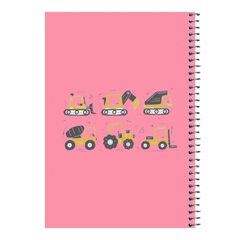 دفتر مشق 80 برگ اس جی مدل ماشین کار کد۴   