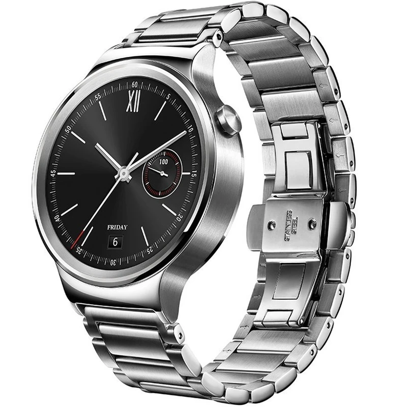 ساعت هوشمند هواوی واچ مدل Steel Case with Steel Link Bracelet