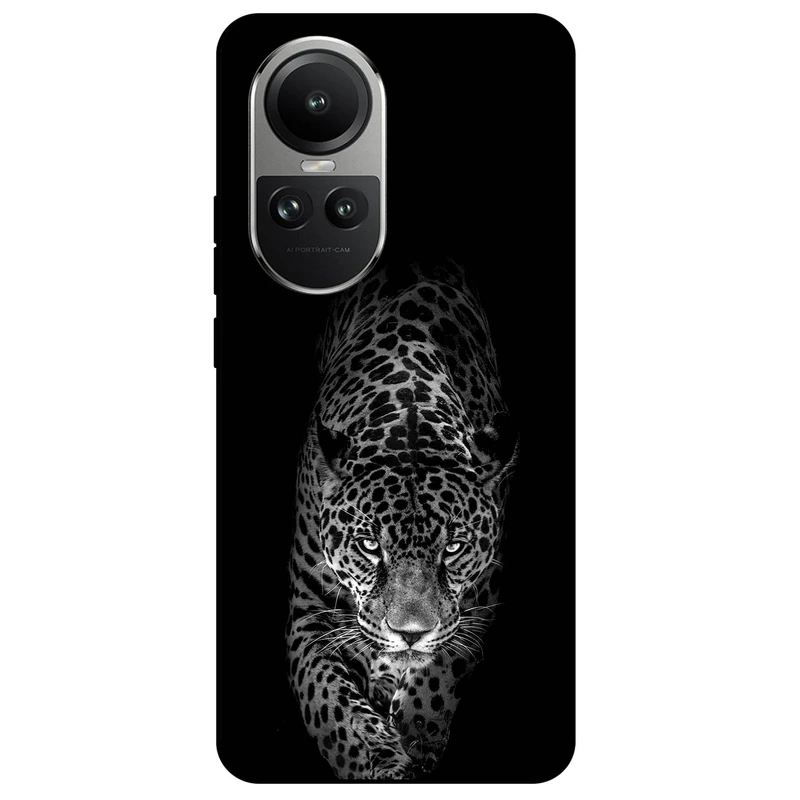 کاور مگافون طرح پلنگ مدل 1879 مناسب برای گوشی موبایل اوپو Reno 10 5G