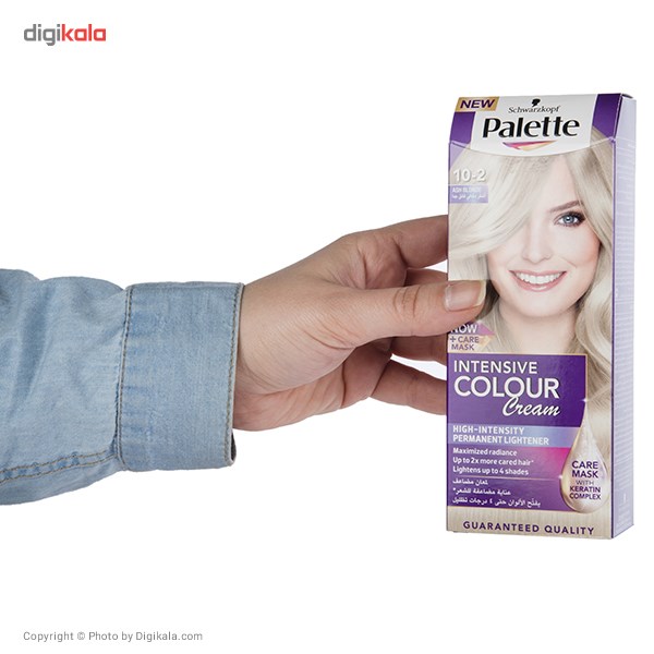 کیت رنگ موی پلت سری Intensive مدل Ultra Ash Blonde شماره 2-10 -  - 2