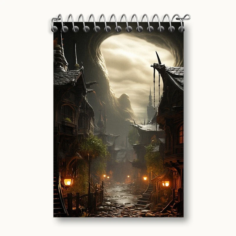 دفتر یادداشت 50 برگ خندالو مدل شهر کد F610