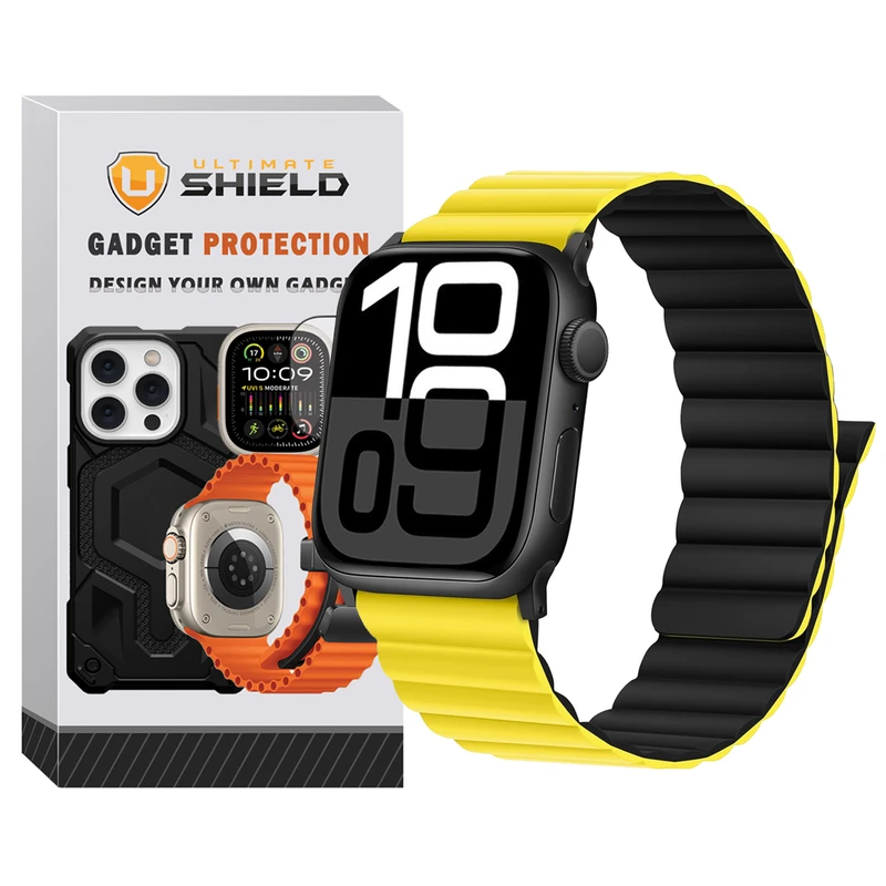 بند آلتیمیت شیلد مدل SIC Link UL BK مناسب برای اپل واچ سری 10 سایز 46 میلی متری