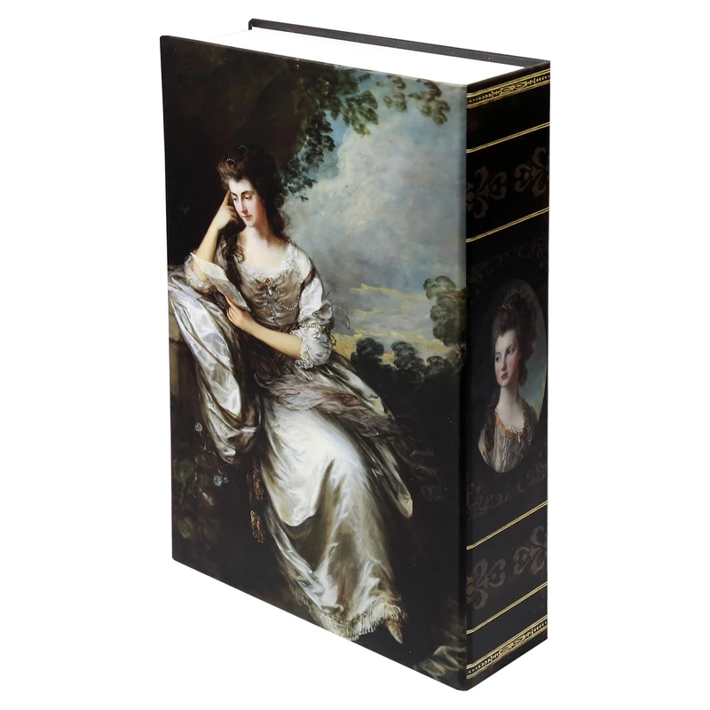 جعبه دکوری مدل کتاب دکوراتیو طرح رنسانس کد 10