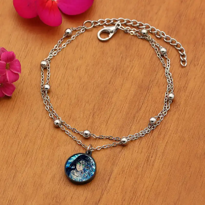 پابند زنانه ناکسیگو مدل شب تاب طرح حمله به تایتان کد LB7437