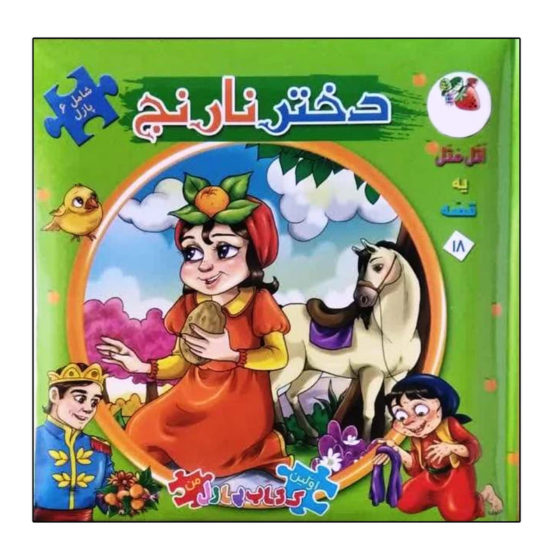 کتاب پازل دختر نارنج اثر مهدی مردانی انتشارات سایه گستر