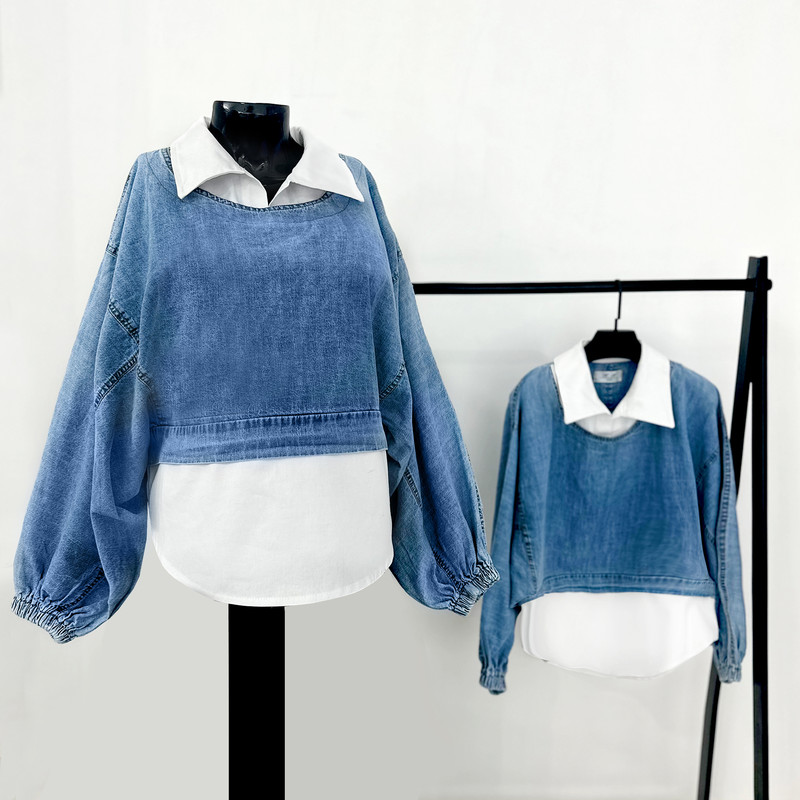 بلوز آستین بلند زنانه کد DBL.1007