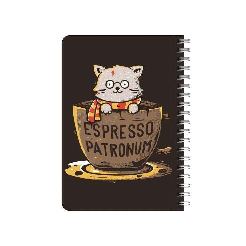 دفترچه یادداشت بامبیلیپ مدل چوبی طرح اسپرسو و هری پاتر کد 6052620