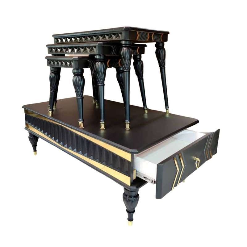 میز پذیرایی مدل Bl-652 مجمعه 4 عددی