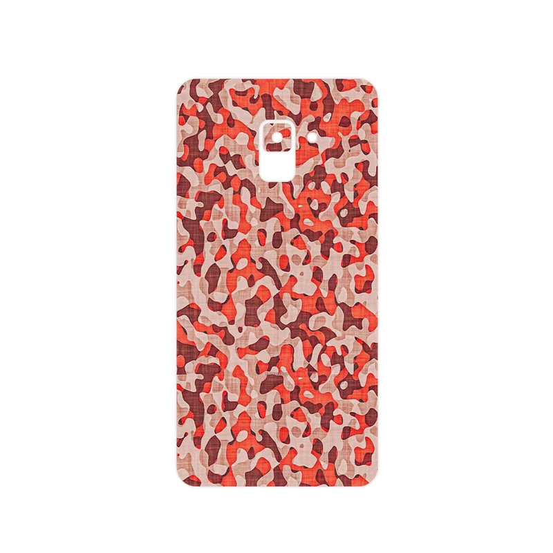 برچسب پوششی ماهوت مدل Red Infantry Army مناسب برای گوشی موبایل سامسونگ Galaxy A8 Plus 2018