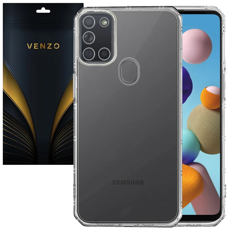 کاور ونزو مدل Crystal مناسب برای گوشی موبایل سامسونگ Galaxy A21S