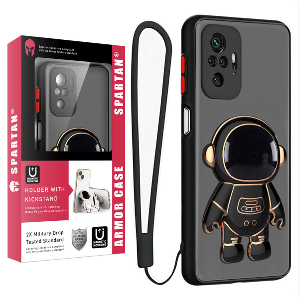 کاور اسپارتان مدل MBC Astronaut مناسب برای گوشی موبایل شیائومی Redmi Note 10 Pro / Note 10 Pro Max به همراه بند نگهدارنده
