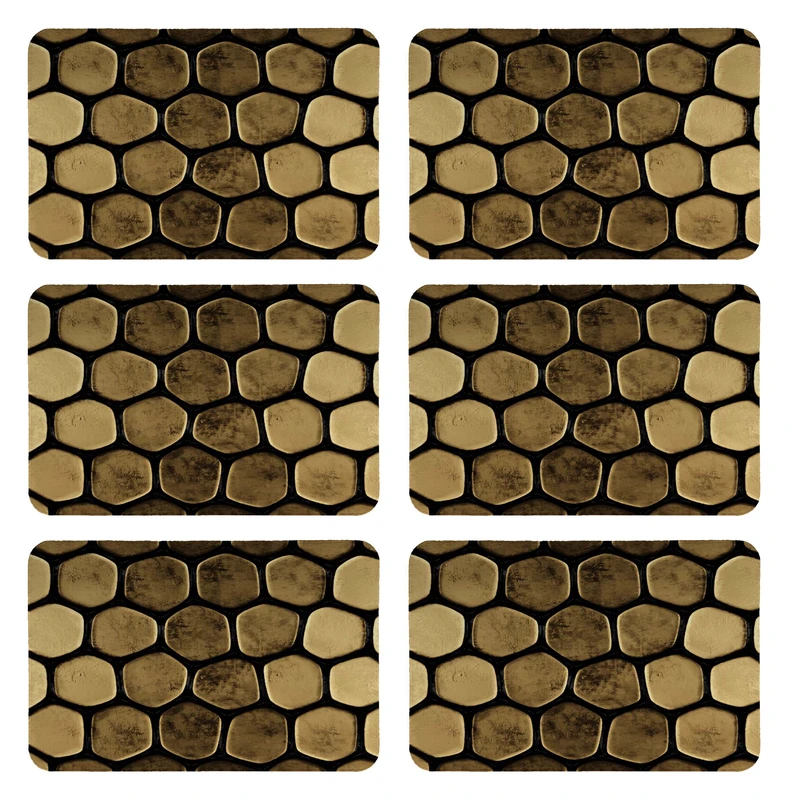 زیربشقابی طرح کلاسیک کد 8838 بسته 6 عددی 