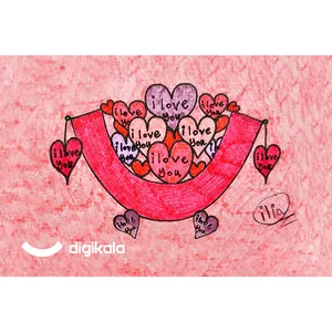 کارت هدیه الکترونیکی دیجی کالا طرح ایلیا کد 2