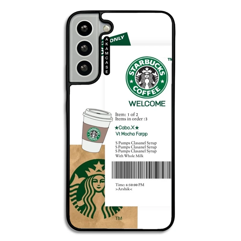 کاور آکام مدل AMCWSGS22P-STARBUCKS5 مناسب برای گوشی موبایل سامسونگ Galaxy S22 Plus