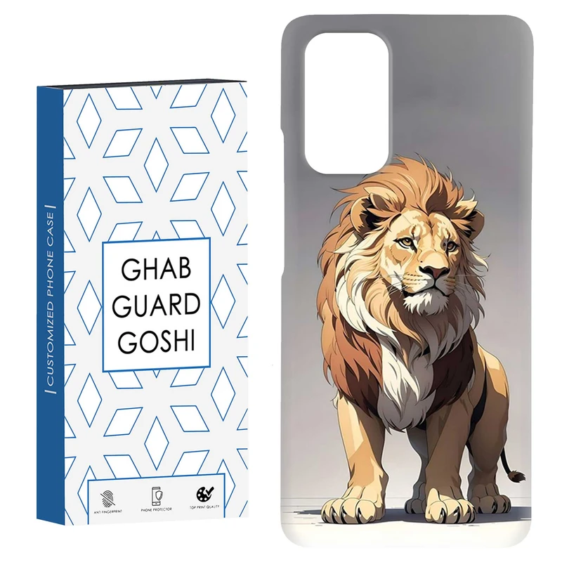 کاور قاب گارد گوشی طرح شیر کد Dimo-372 مناسب برای گوشی موبایل شیائومی Redmi Note 9 4G / Redmi 9T