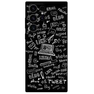Megafone Social Media 1898 Cover For Samsung Galaxy S23 Ultra