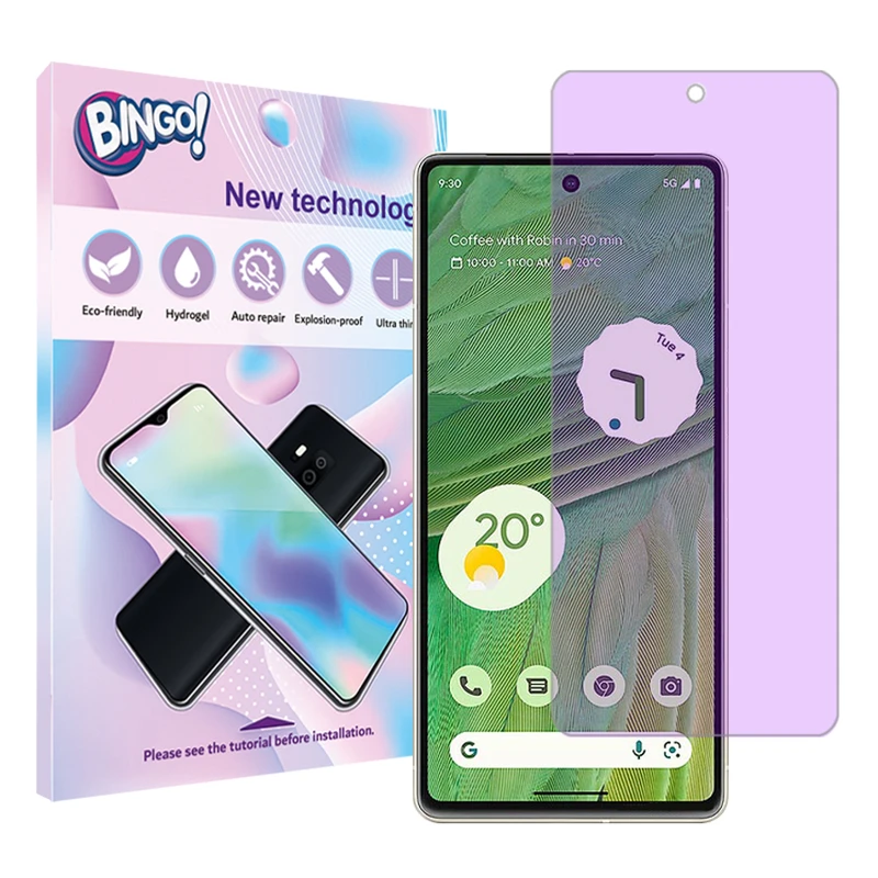محافظ صفحه نمایش ضد اشعه بنفش بینگو مدل Tough مناسب برای گوشی موبایل گوگل Pixel 7