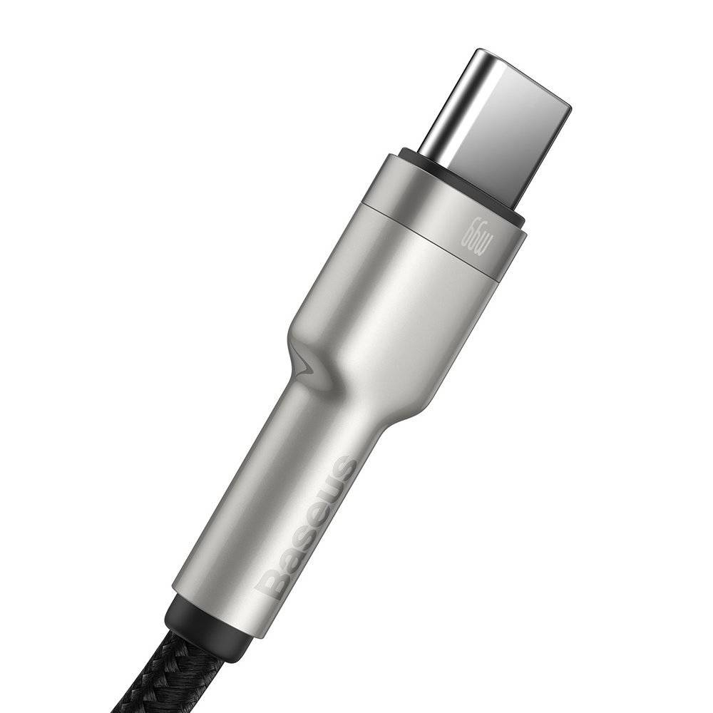 کابل تبدیل USB به USB-C باسئوس مدل metal 66w طول 1 متر