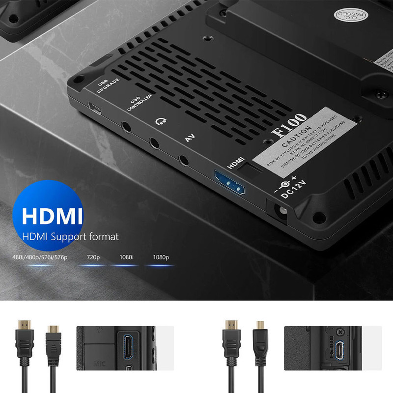 مانیتور 7 اینچ نیوور مدل Camera Field Monitor F100