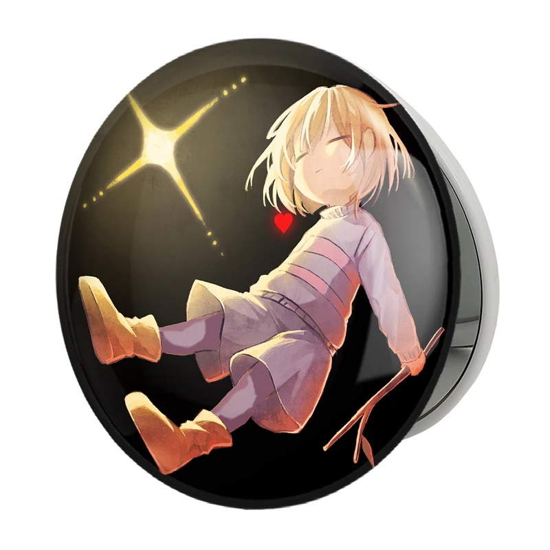 آینه جیبی خندالو طرح بازی آندرتیل (Undertale) مدل تاشو کد 31759