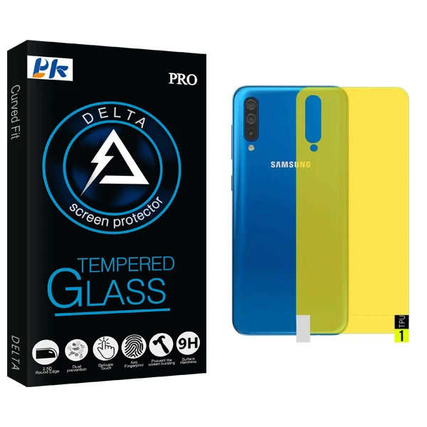 محافظ پشت گوشی پی کی مدل Delta Glass مناسب برای گوشی موبایل سامسونگ Galaxy A50
