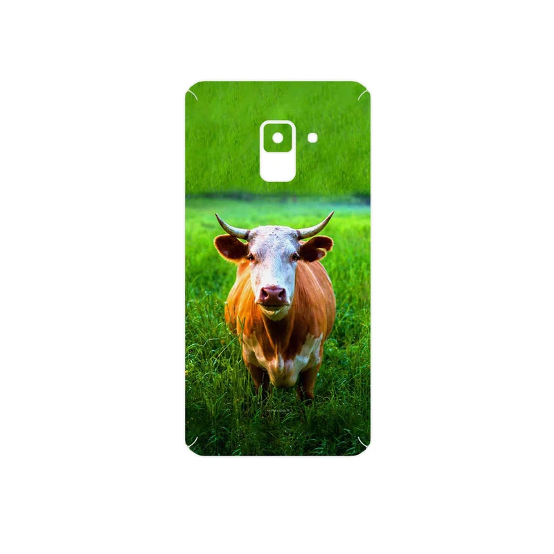 برچسب پوششی ماهوت مدل Cow مناسب برای گوشی موبایل سامسونگ Galaxy A8 2018