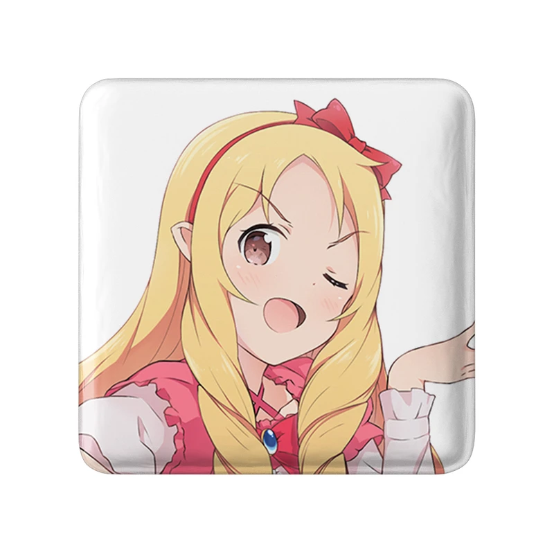 مگنت خندالو طرح یامادا الف انیمه ارومانگا سنسی Eromanga Sensei  مدل مربعی کد 22694