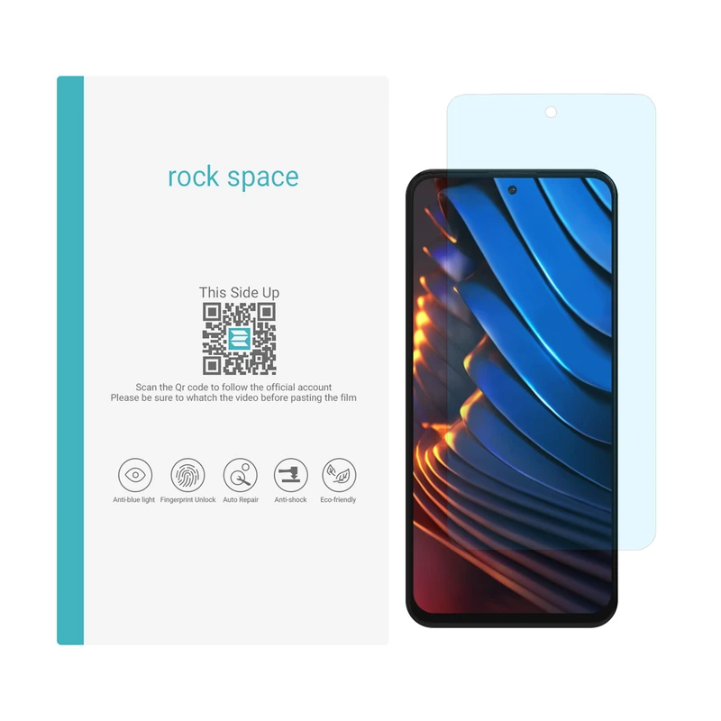 محافظ صفحه نمایش آنتی بلو راک اسپیس کد BLU مناسب برای گوشی موبایل شیائومی Poco X3 GT