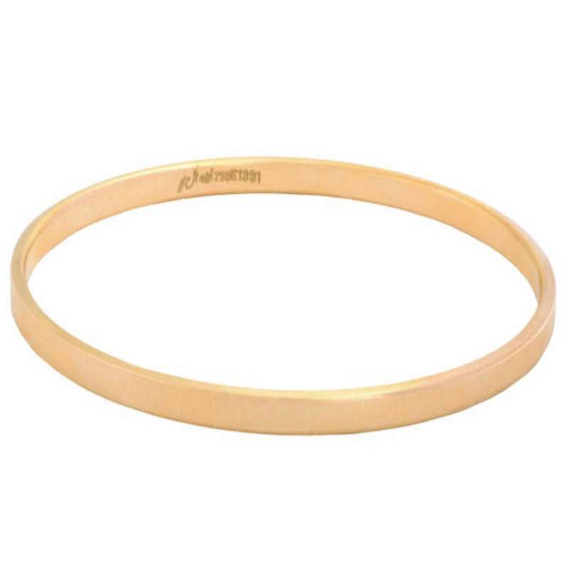 النگو طلا 18 عیار زنانه مدل آیینه ای کد S2 النگو طلا 18 عیار زنانه مدل آیینه ای کد S2