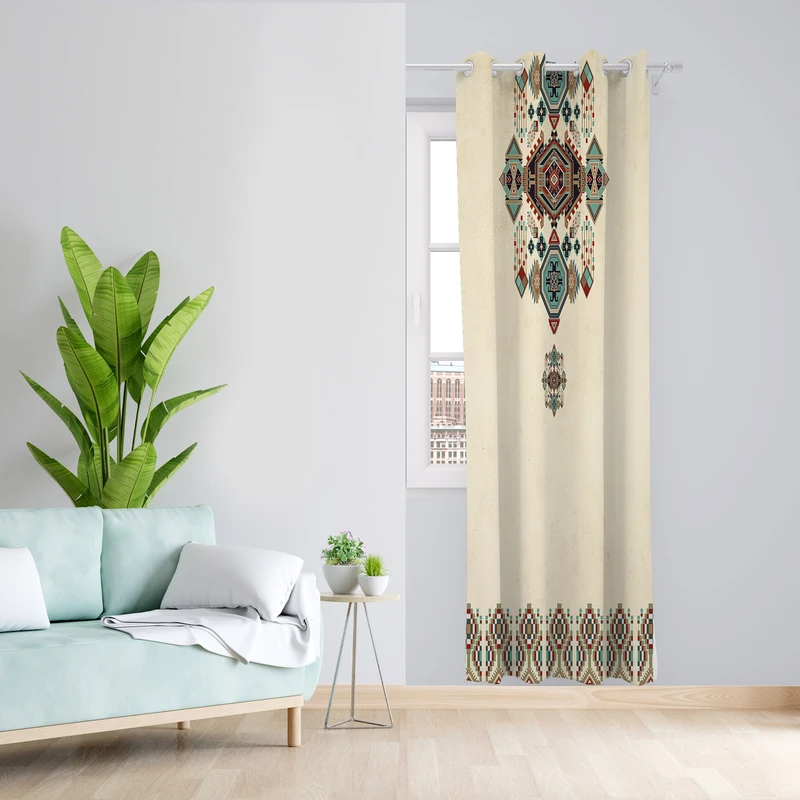 پرده مدل مخمل پانچی کد 1882 z سایز 140x200 سانتی متر