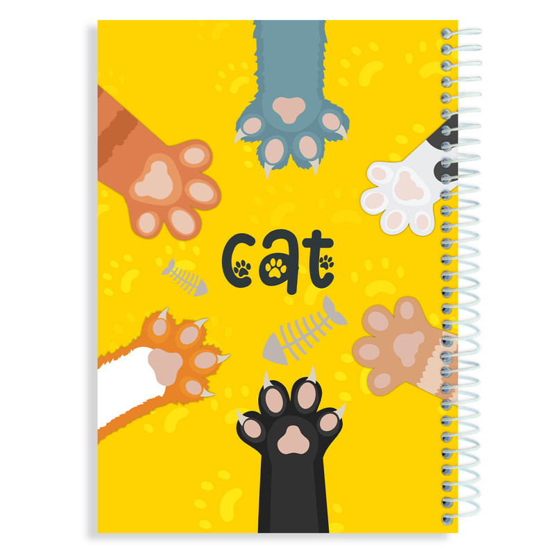 دفتر 60 برگ های تولد مدل گربه کد N285