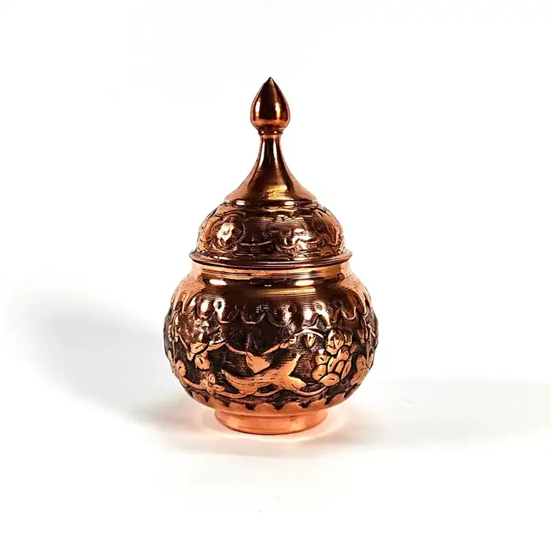 قندان قلمزنی مدل پرنده بهار