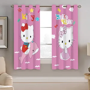 پرده نیروانا طرح کیتی کودک مدل هازان کد 8198 سایز 140×200 سانتی متر