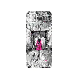 MAHOOT Collage of Catwalk Bridge Cover Sticker for Samsung Galaxy A12