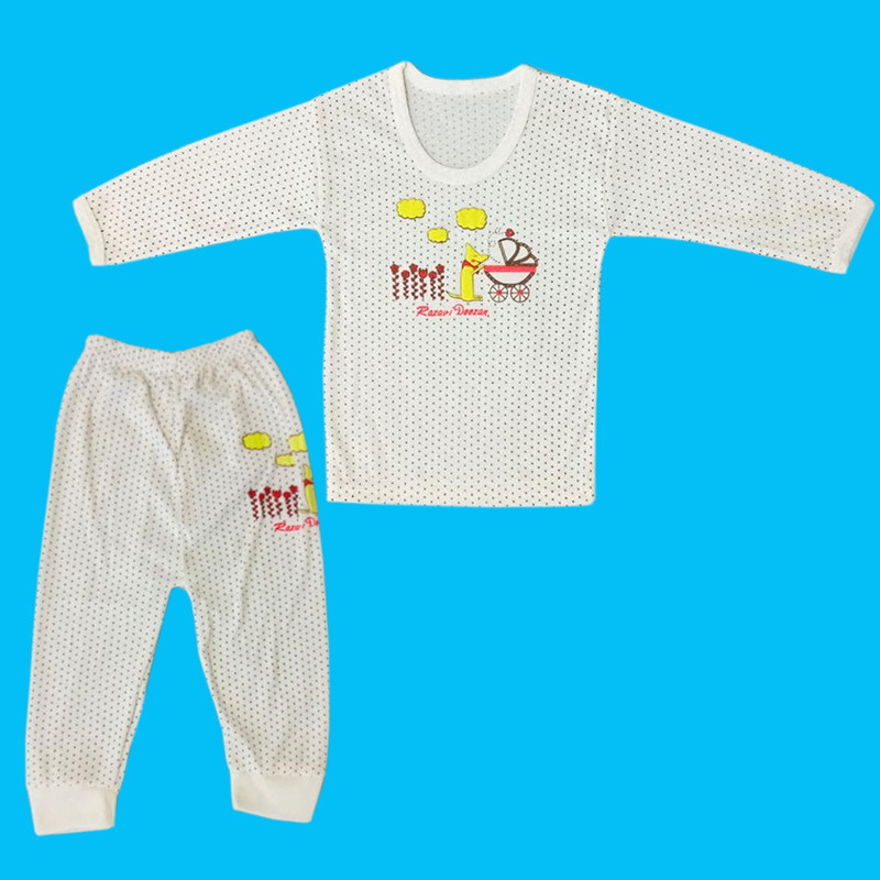 ست تی شرت و شلوار نوزادی مدل p21