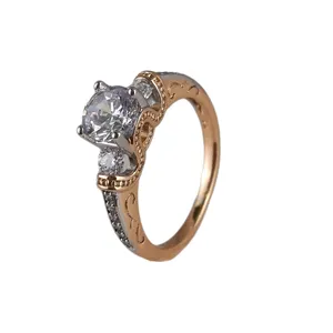 انگشتر زنانه ژوپینگ مدل سولیتر نامزدی کد E8