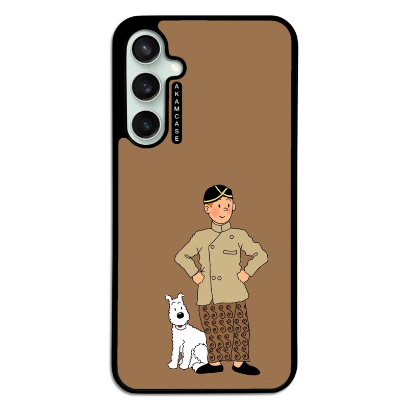 کاور آکام مدل AMC-WSGS23FE-TINTIN-23 مناسب برای گوشی موبایل سامسونگ Galaxy S23 FE