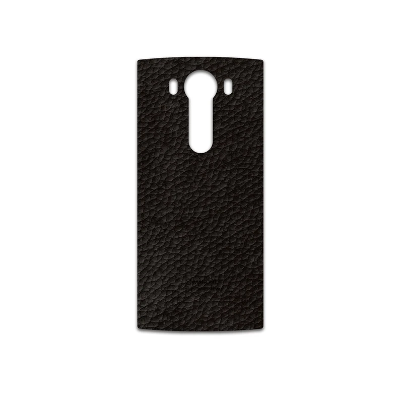 برچسب پوششی ماهوت مدل Dark-Brown-Leather مناسب برای گوشی موبایل ال جی V10