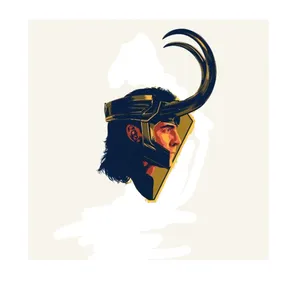 استیکر لپ تاپ و موبایل مدل سریال طرح لوکی Loki کد 2392