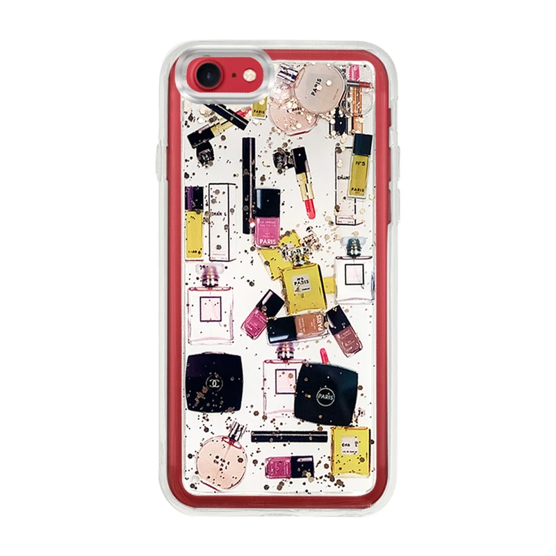کاور دکین مدل آکواریومی طرح لوازم آرایش مناسب برای گوشی موبایل اپل iPhone 7/ 8 