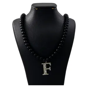 گردنبند نقره زنانه دلی جم طرح F کد D 226