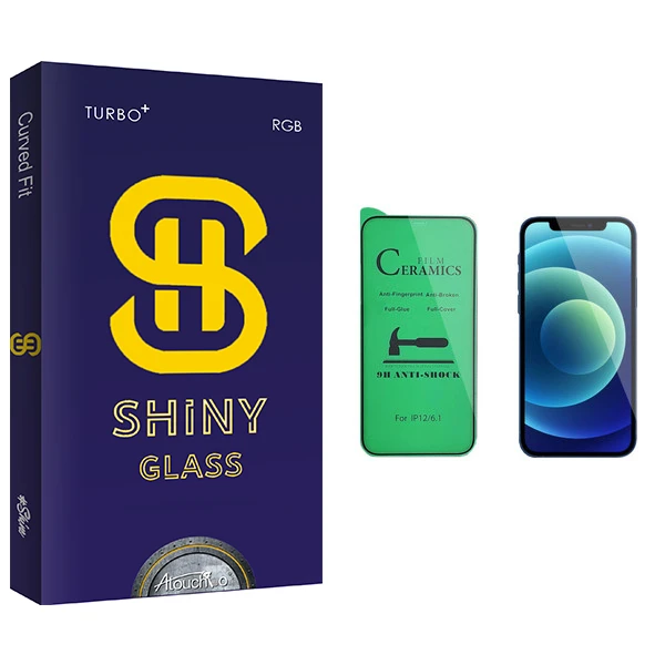 محافظ صفحه نمایش سرامیکی آتوچبو مدل Shiny Glass مناسب برای گوشی موبایل اپل iPhone 12 Pro