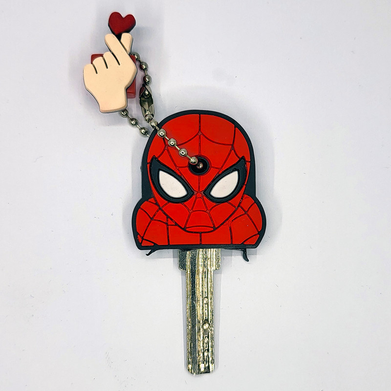 کاور کلید مدل Spider Man T04 به همراه آویز مجموعه 2 عددی