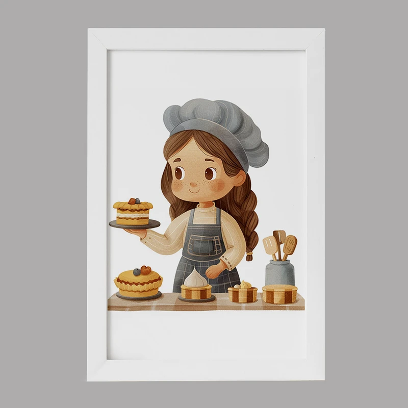 تابلو خندالو مدل کیک و شیرینی پزی کد 36673